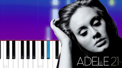 Adele Love In The Dark Piano Tutorial YouTube