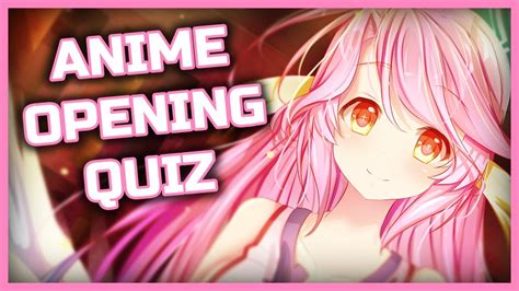 Anime Opening Quiz 64 Openings VERY EASY OTAKU YouTube