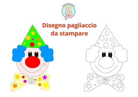 Disegno Di Pagliaccio Per Carnevale Da Stampare Ritagliare Pagliacci Novelty Christmas