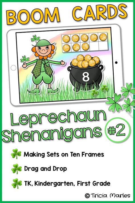 Boom Cards Leprechaun Shenanigans 2 Math Activities Elementary