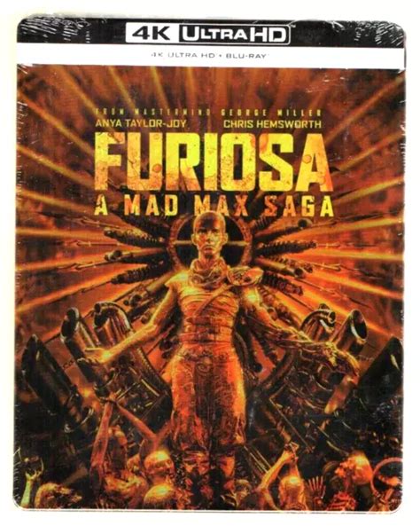 FURIOSA A MAD Max Saga 4K UHD 2D Blu Ray Steelbook Neu OVP EUR