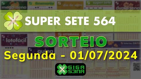 Confira o prêmio para o sorteio do concurso da Super Sete 564 desta