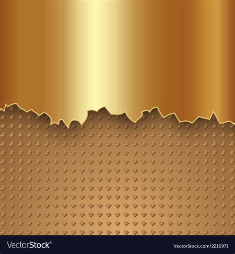 Abstract Gold Metal Background Royalty Free Vector Image