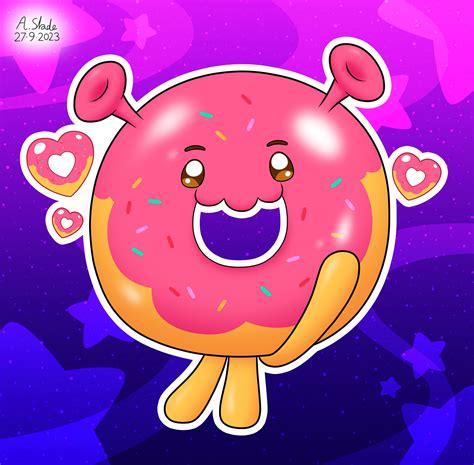 Space Doughnut Waving by Alex13Art on DeviantArt