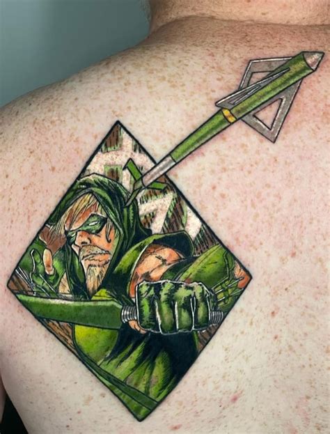 Green Arrow by Ryan Whitson, owner, at Spitfire Tattoo and Gallery ...