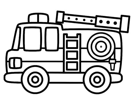 Coloriages Camion De Pompiers Coloriages Camion De Pompiers The Best