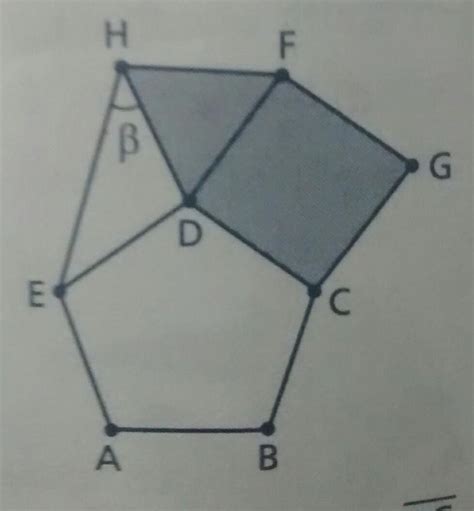 Na Figura A Seguir Abcde Um Pent Gono Regular Cdfg Um Quadrado