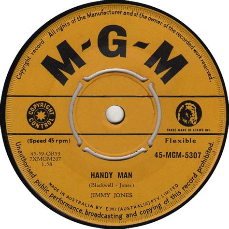 Jimmy Jones Handy Man 1960 Vinyl Discogs