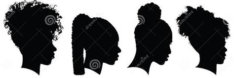 Afro Women Silhouettes Stock Illustration Illustration Of Glamour