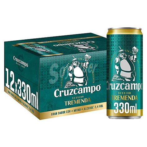 Cruzcampo Cruzcampo Cerveza Tremenda Pack De Latas X Cl