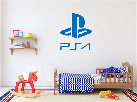 Playstation Logo Wall Art Sticker Vinyl Decal Modern Etsy