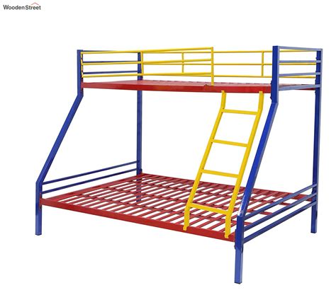 Buy Twin Metal Bunk Bed Multicolor Online In India At Best Price