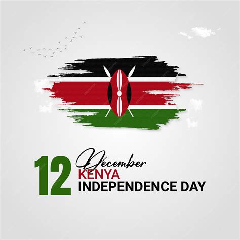 Premium Vector | Kenya Independence Day Post Design