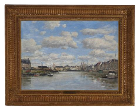 Trouville Le Port par Eugène Boudin sur artnet