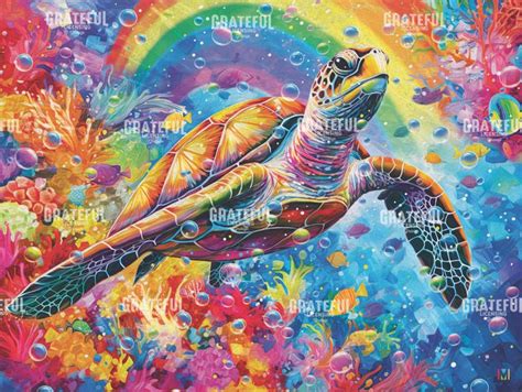 Rainbow Sea - Grateful Art Licensing