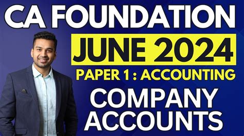 Introduction To Company Accounts Ch 11 Unit 1 Ca Foundation