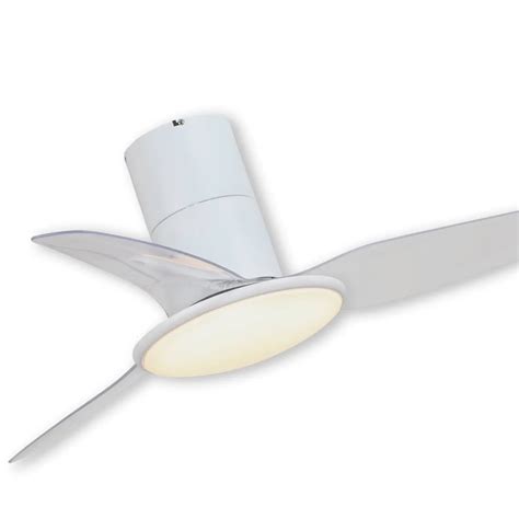 Ventilador De Teto Led W Regul Vel Branco Isolde Mostrar