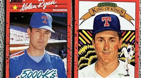 A Breakdown Of The Nolan Ryan Donruss Error Cards Cardlines