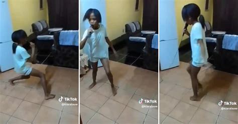 Young Mzansi Girl Singing And Dancing To Amapiano On Tiktok Goes Viral