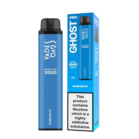 Bubbablue By Vapes Bars Ghost Pro Disposable Kit 3500 Puffs Vapepuffs Uk