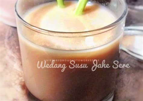 Resep Wedang Susu Jahe Sere Oleh Aniesaryono Cookpad