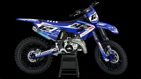 Yamaha Yz125 Sticker Kit Yamaha Yz250 Sticker Kit Yz125 2022 Decals Yz 125 Graphics Kit Yz250