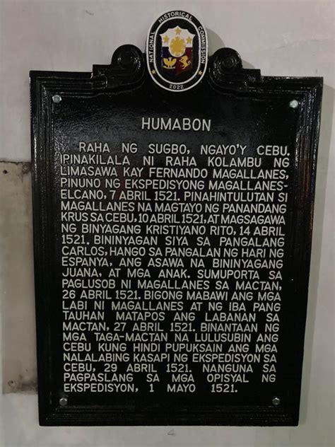 Rajah Humabon historical marker unveiled | Cebu Daily News