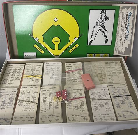 Strat O Matic Baseball Board Game 1976 9 Teams 20 Players Per Team READ