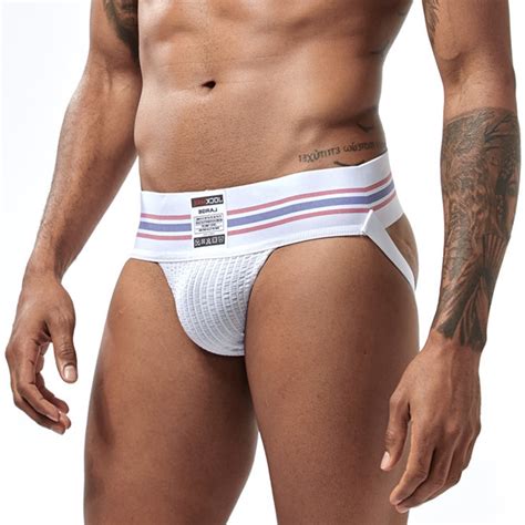 Mizok Mens Jockstrap Underwear Athletic Supporter Sexy Breathable Jock