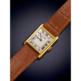 947 CARTIER RELOJ DE PULSERA PARA SEÑORA CON CAJA CUADRANGULAR EN