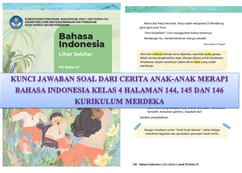 Kunci Jawaban Soal Dari Cerita Anak Anak Merapi Bahasa Indonesia Kelas