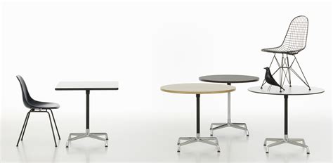 Eames Contract Table Round Cm Vitra Vitra