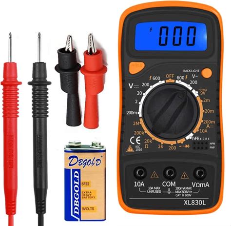 Kaiweets Multim Tre Num Rique Avec Tui Voltm Tre Cc Ac Ohm