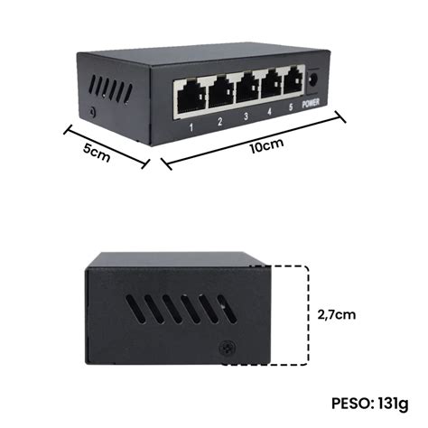 SWITCH DE MESA 5 PORTAS GIGABIT HAIZ HZ 1005G HAIZ