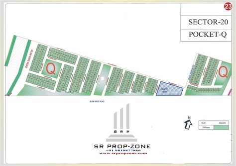 Layout Plan Of Yamuna Expressway Sector Pocket Q Hd Map Ecotech