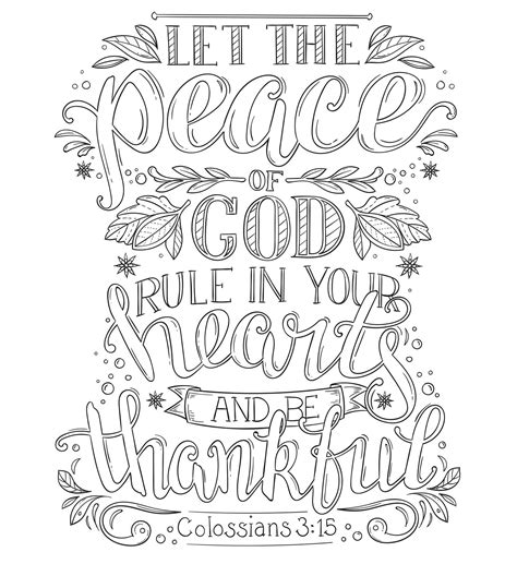 Bible Verse Coloring Pages Printable