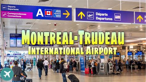 [4K] YUL Montreal-Trudeau International Airport | Departures | Walking Tour with Captions - YouTube