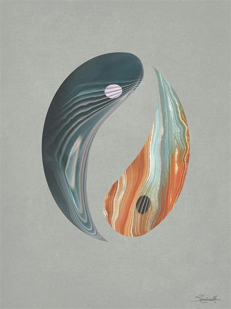 Yin Yang Abstract Digital Art by M Spadecaller - Pixels