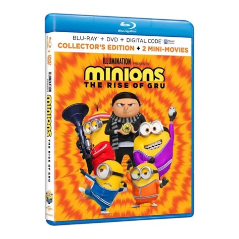 MINIONS THE RISE Of Gru Blu Ray DIGITAL 2022 NEW SEALED