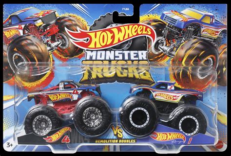 Набір машинок Hot Wheels Monster Trucks Hot Wheels vs Hot Wheels FYJ HNX купити в
