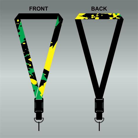 Lanyard Template Design For Company Purposes And More 16108534 Vector Art at Vecteezy