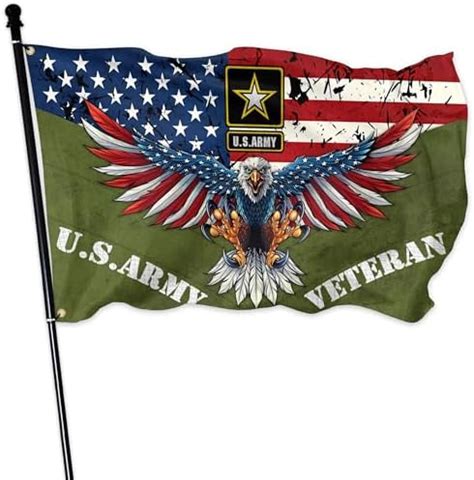 Amazon ANLEY Fly Breeze 3x5 Foot US Army Gold Crest Flag Vivid