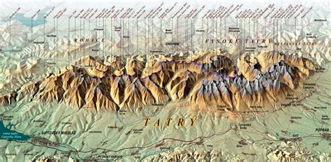 Vysoké Tatry Mapa Mapa