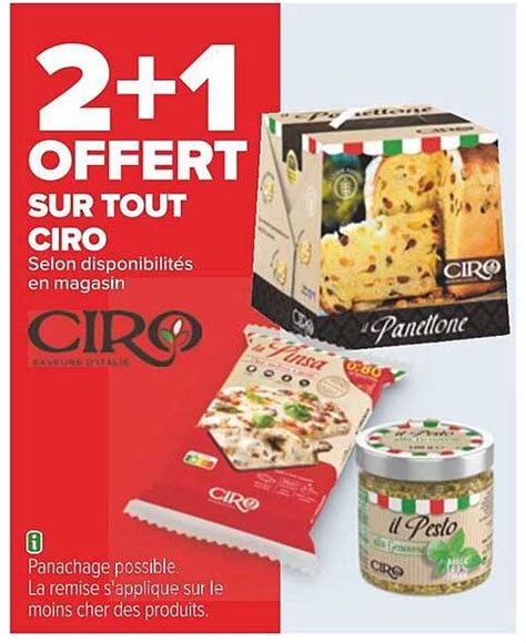 Promo Ciro Chez Carrefour Icatalogue Fr