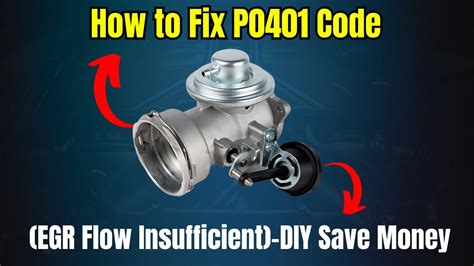 How To Fix P Code Egr Flow Insufficient Diy Save Money Youtube