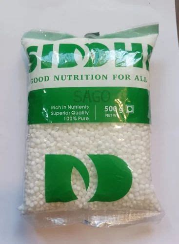 Dried G Sidhi Sago Seed For Cooking Packaging Type Packet At Rs