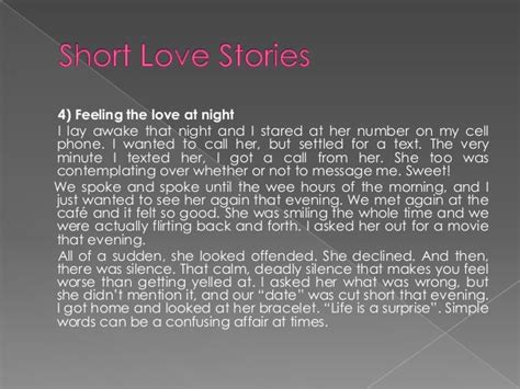 Short Love Stories