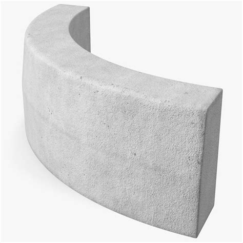 3D model Concrete Curb Rounded - TurboSquid 2029473