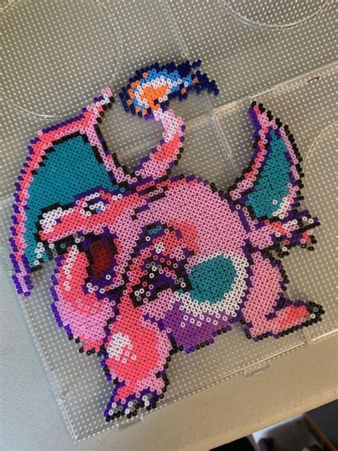 Charizard Perler Bead Perler Crafts Pearl Beads Pattern Perler Bead Art