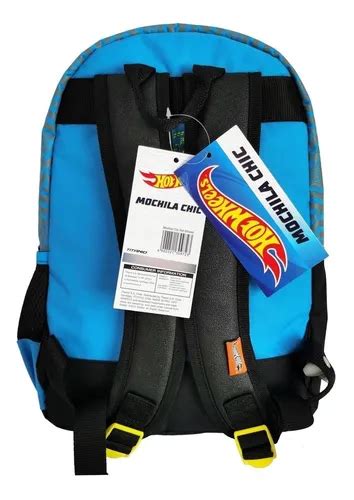Mochila Escolar Hot Wheels Cor Azul Mercadolivre